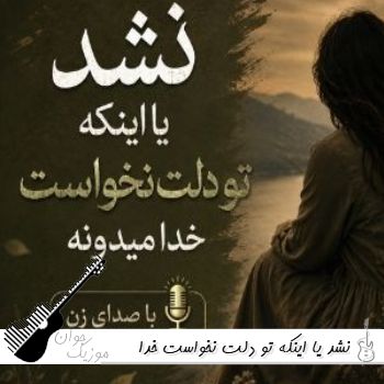 آهنگ نشد یا اینکه تو دلت نخواست خدا میدونه با صدای زن